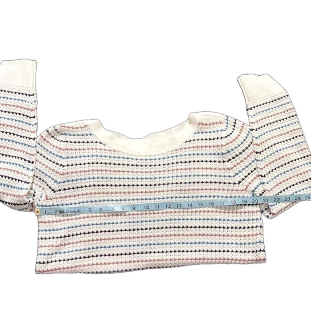 Market & Spruce Women's Tawnee Fancy Textured Stitch Sweater, Size XL Petite - Picture 6 of 11